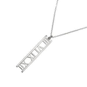 TIFFANY & CO. 18k Silver Atlas Necklace